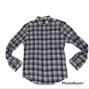NEW Good Man Brand Plaid Shirt Top Medium